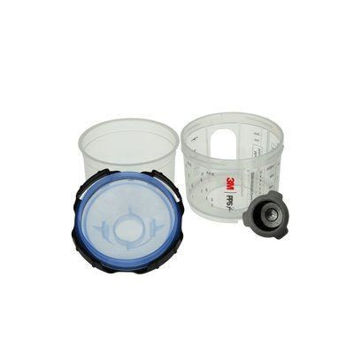 3M PPS 26314 Mini Spray Cup Liner Kit, 200 mL, Use with Liner (Y/N): Yes