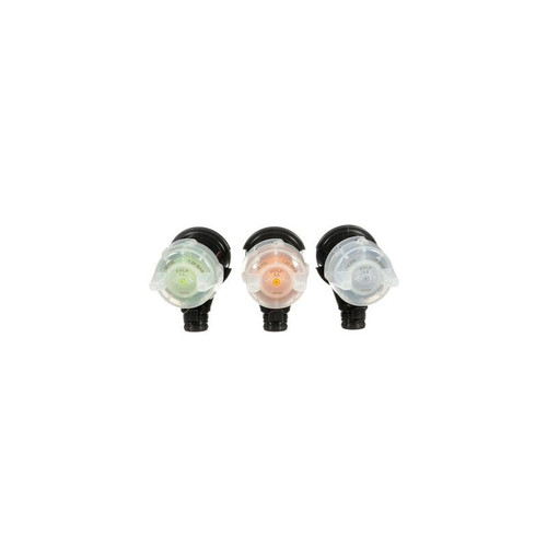 3M 26830 Atomizing Head Refill Variety Kit, 1.1/1.4/1.8 mm, Clear/Orange/Yellow, For 3M HVLP Spray Gun