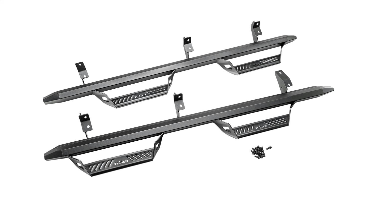 N-FAB PRF2156B-TX Predator Pro - Full Len (1 Step) - 21-26 Ford Bronco 2-Dr - TX Blk
