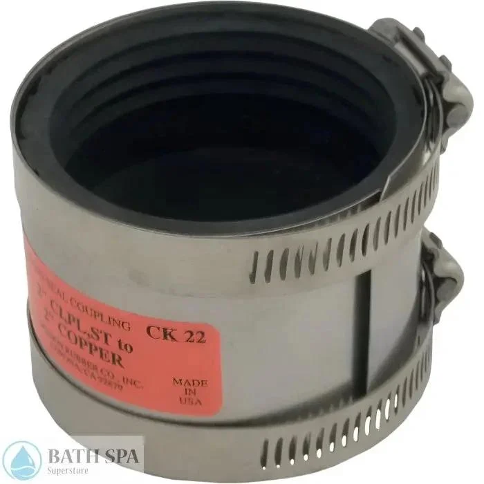 No Hub Coupling [2″ PVC To 2″ Copper] (CK22)