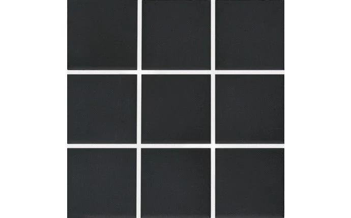 NPT 0A3422GMS1P 2″ x 2″ Unglazed Collection Raven Black Design Porcelain