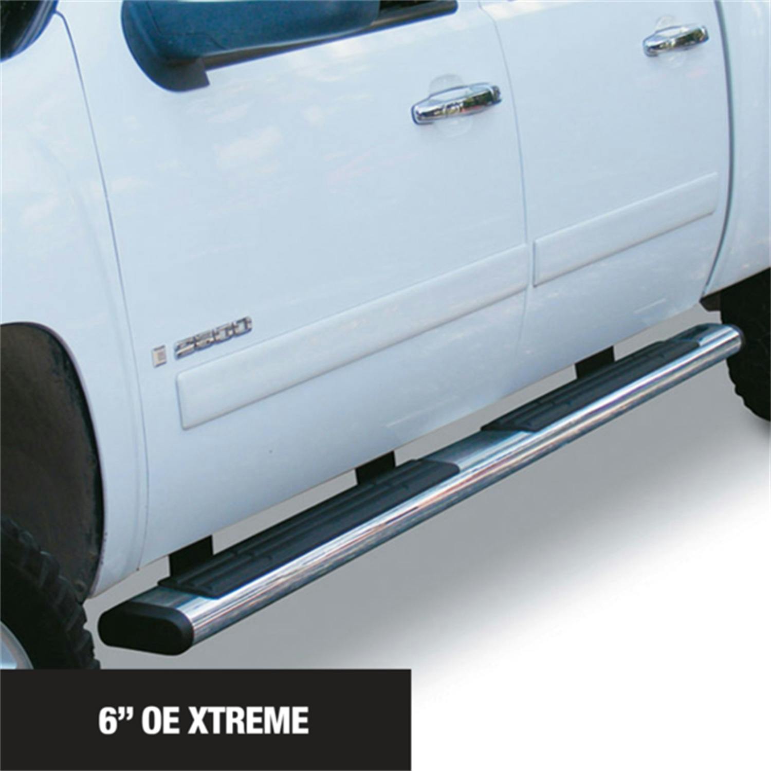 Go Rhino 686415552PS 6" OE Xtreme Side Steps with Mounting Brackets Kit