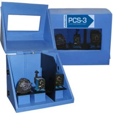 Peabody – PCS3 Pump Shelf – w/Cover – w/Divider – Blue – PE – 253-29460