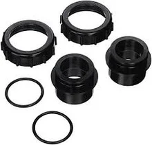 Pentair Black Valve Adapter Replacement Kit for Cartridge and D.E. Filters 270100