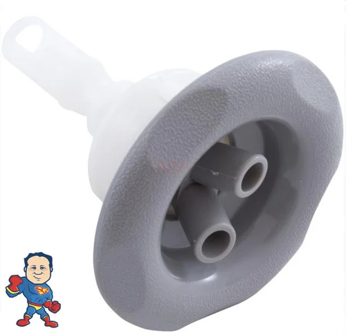 Pentair Cyclone Micro Internal Jet Assembly – 3″ Twin Roto, 5 Scallop, Gray, Twist Lock