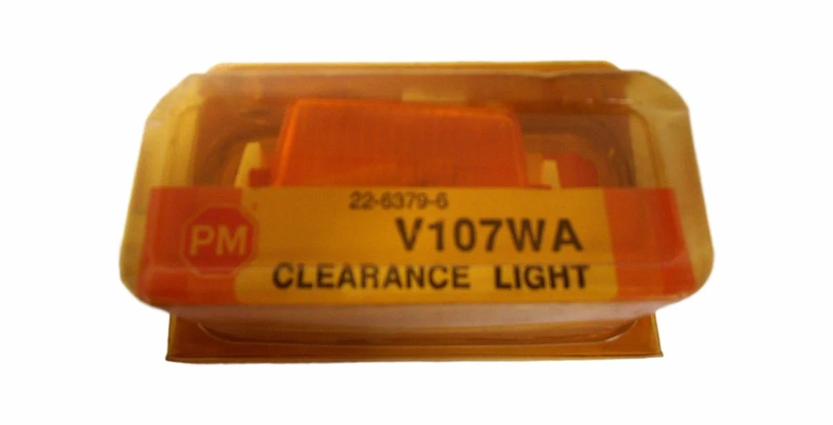 Peterson Mfg AmberClearance Light V107WA 22-6379-6 Free Shipping!! Brand New