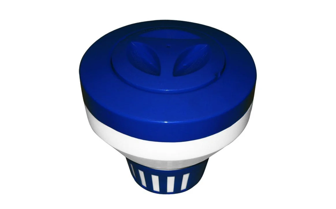 PoolStyle PS2065 Blue/White Floating Dispenser for 3″ Tabs 12 per Case