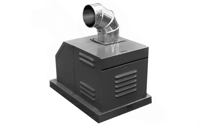 Raypak 009833 D-2 Indoor Power Vent Kit for Model 336-406 & 337-407 IID Pool Heater, 240V, 1A, Galvanized Steel