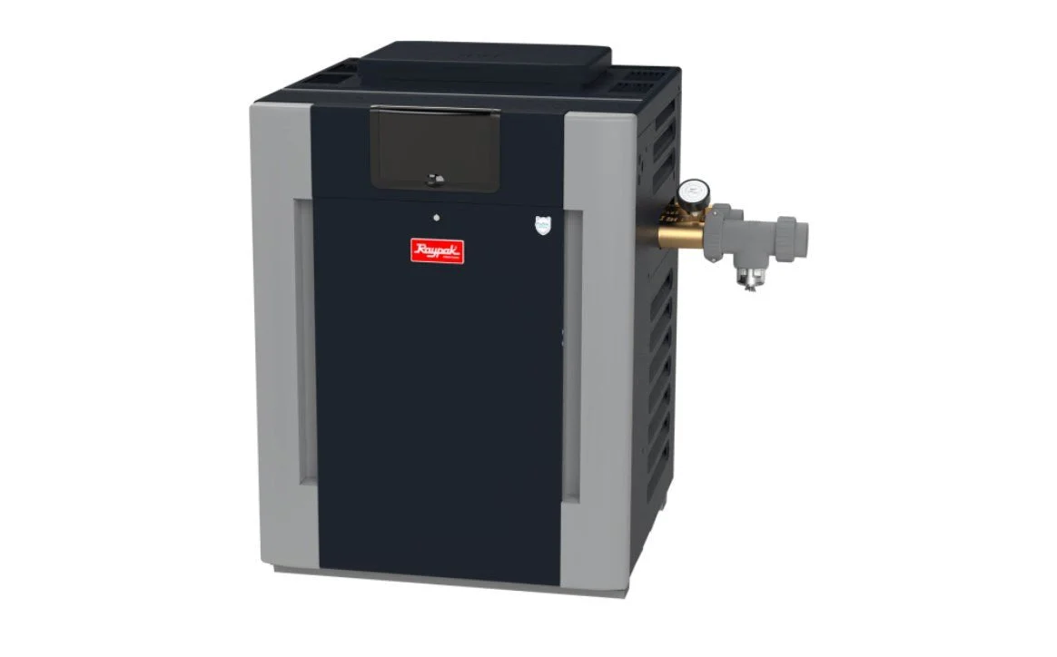 Raypak 206A Digital Liquid Propane Heater ASME Heater with Bronze Headers #57 0-2K 017383