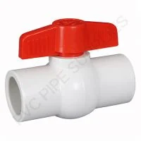 2″ PVC Compact Ball Valve White Socket, 1020WS
