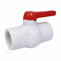 3″ PVC Compact Ball Valve White Threaded, 1030WT