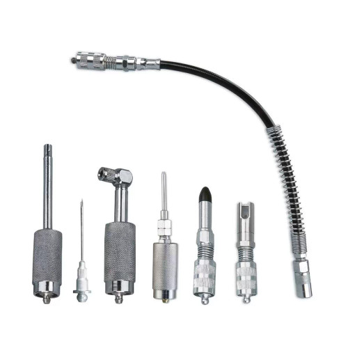 K Tool International Quick Connect Grease Gun Accessory Kit 7 Pc