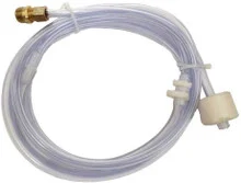 Rola-Chem – Clear Tygon/Vinyl Hose Assembly With 13.5″ Pinch Tube and Fittings – 523118