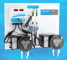 Rola-Chem – Ready to Mount Digital pH/ORP Chemical Controller System With Two 77 GPD Pro Series 300 Pumps – 554508
