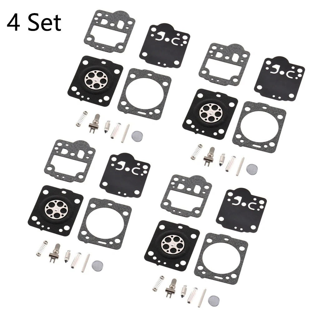 Set of 4 Carburetor Rebuild Kits for Husqvarna 235 236 240 435 (2010–2020)
