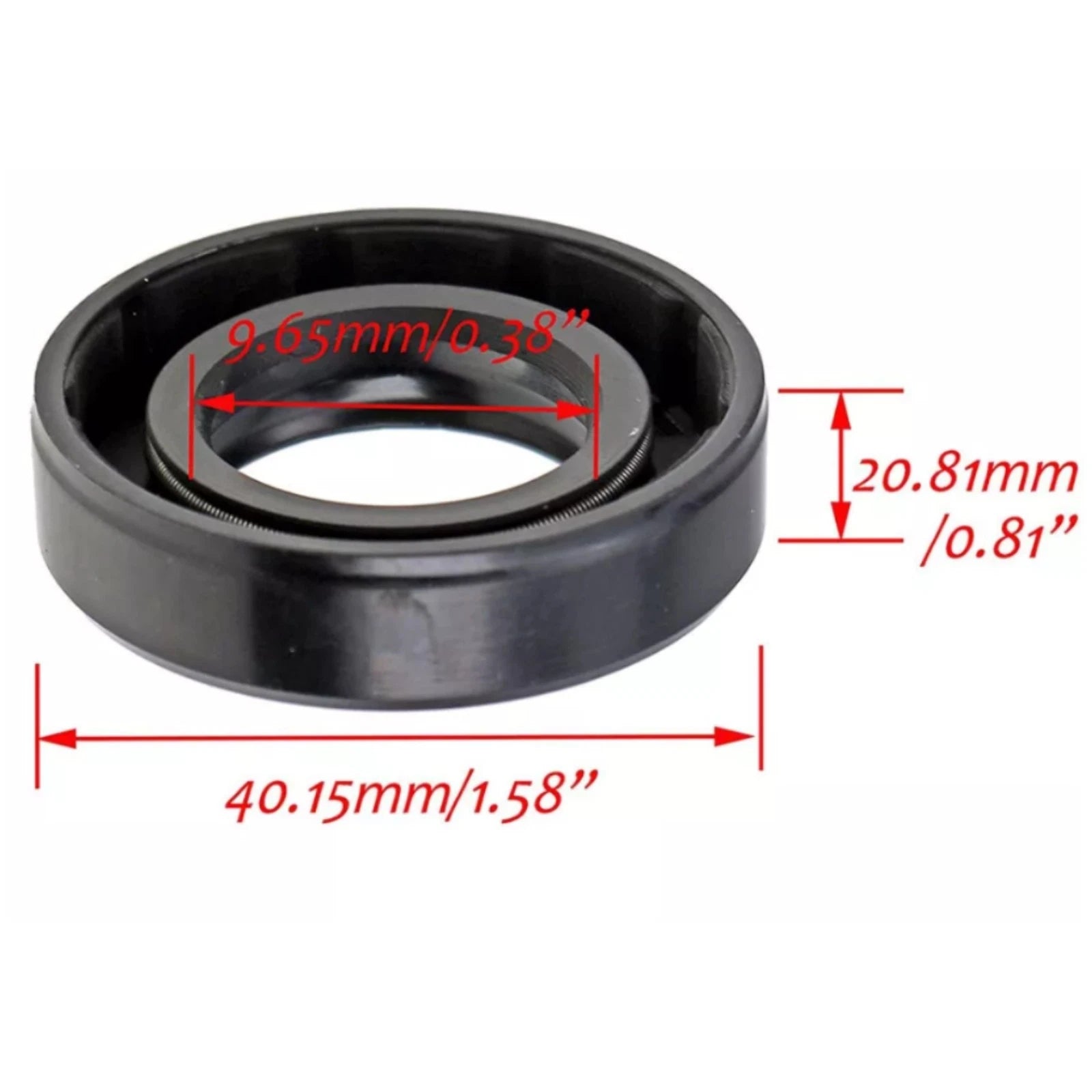 2PK Axle Seal for Husqvarna General Transmission RS800 (587086401, GT41857)