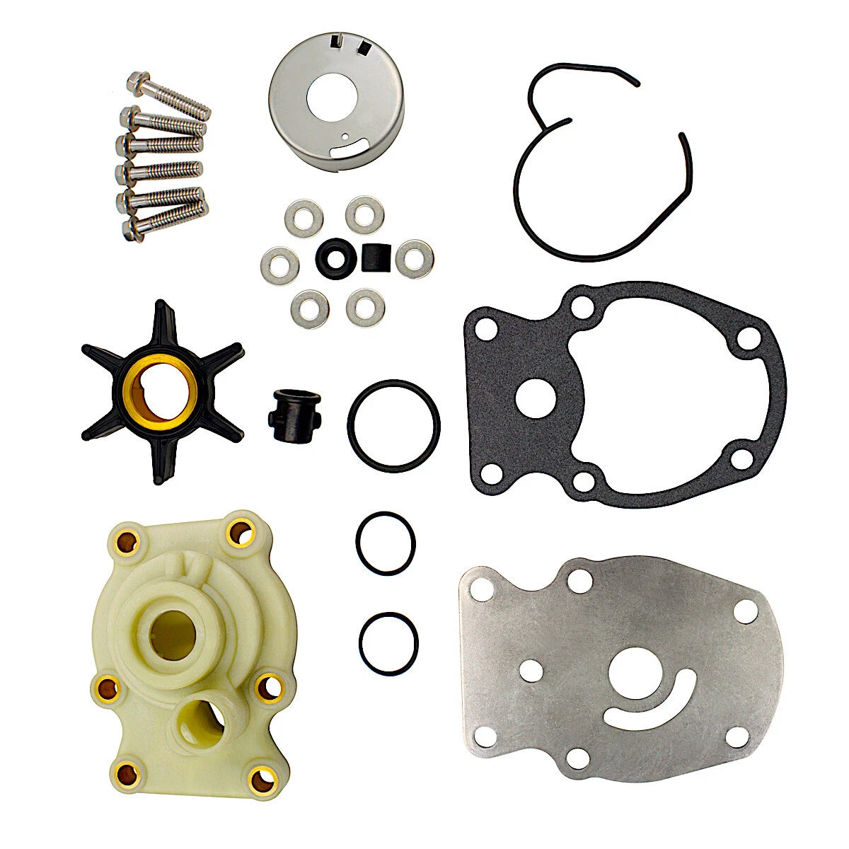 Water Pump Impeller Kit for Evinrude Johnson 20-35 HP (Replaces 393630)