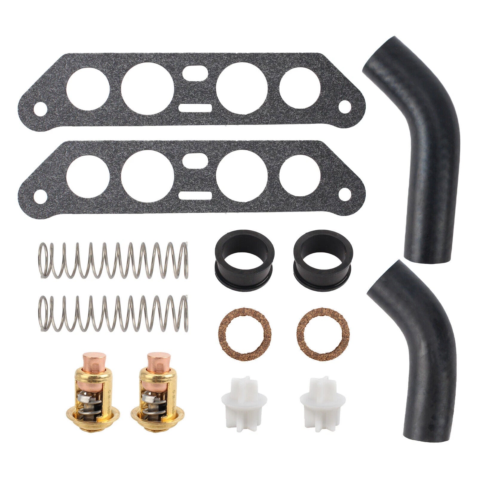 Thermostat Kit for Johnson Evinrude V4 Crossflow 85-100 HP (1985–1995) 434841 18-3673