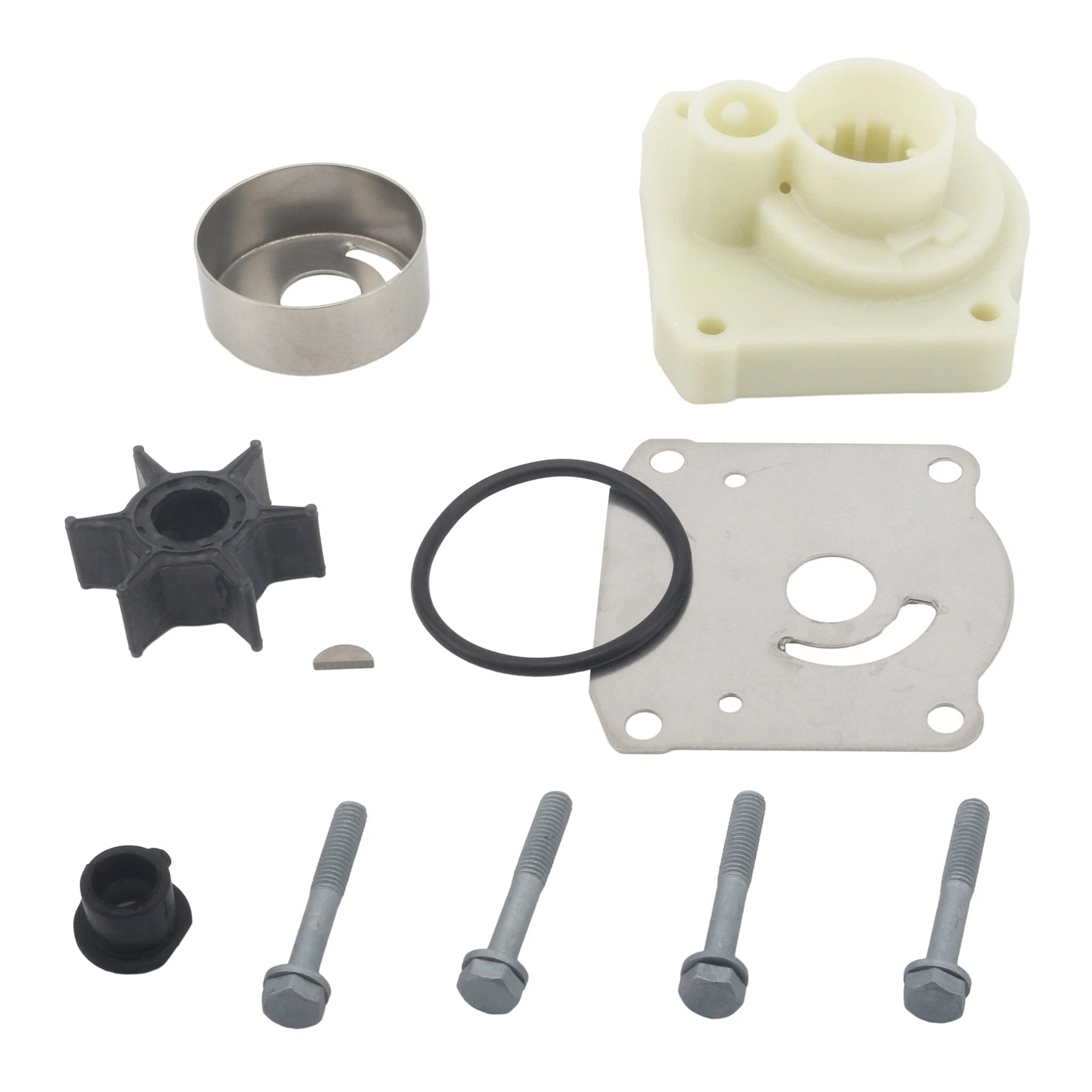 Water Pump Impeller Repair Kit for Yamaha Outboard 61N-W0078-11 61N-W0078-10