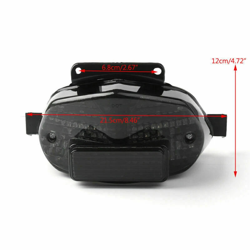 Integrated TailLight Turn Signals for Suzuki GSXR 600/750 GSX-R 1000 (2001–2002) Smoke