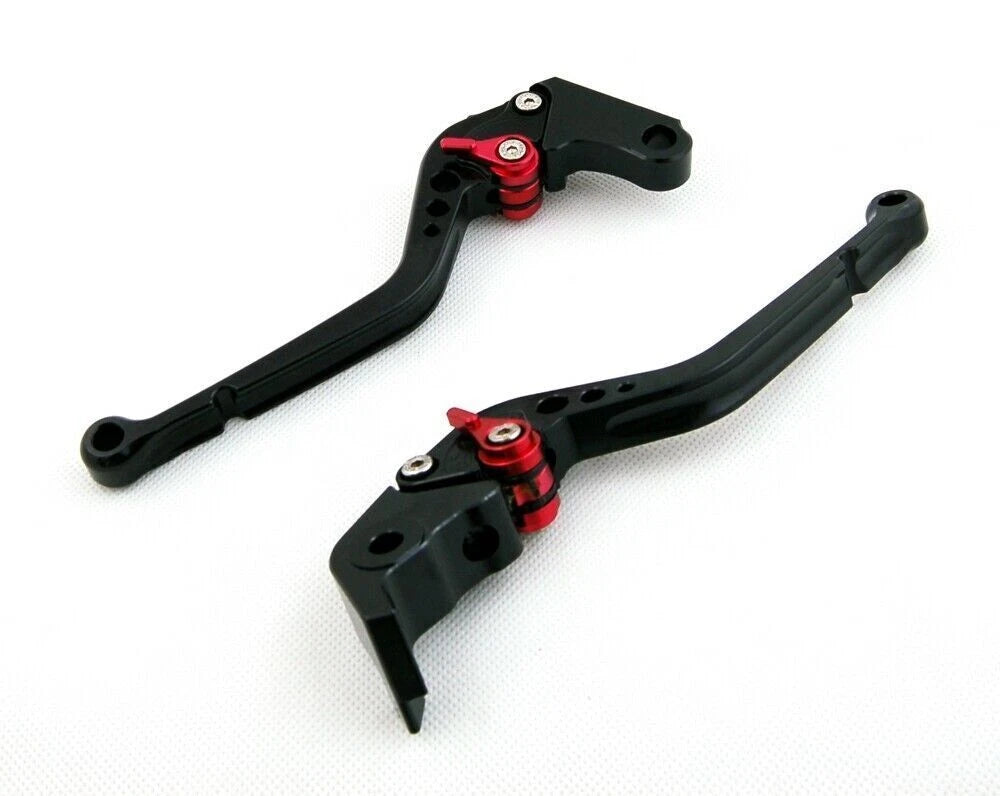 Long Brake Clutch Levers for Kawasaki Z750 (2007–2012), Z800 (2013–2014) Black GB T9