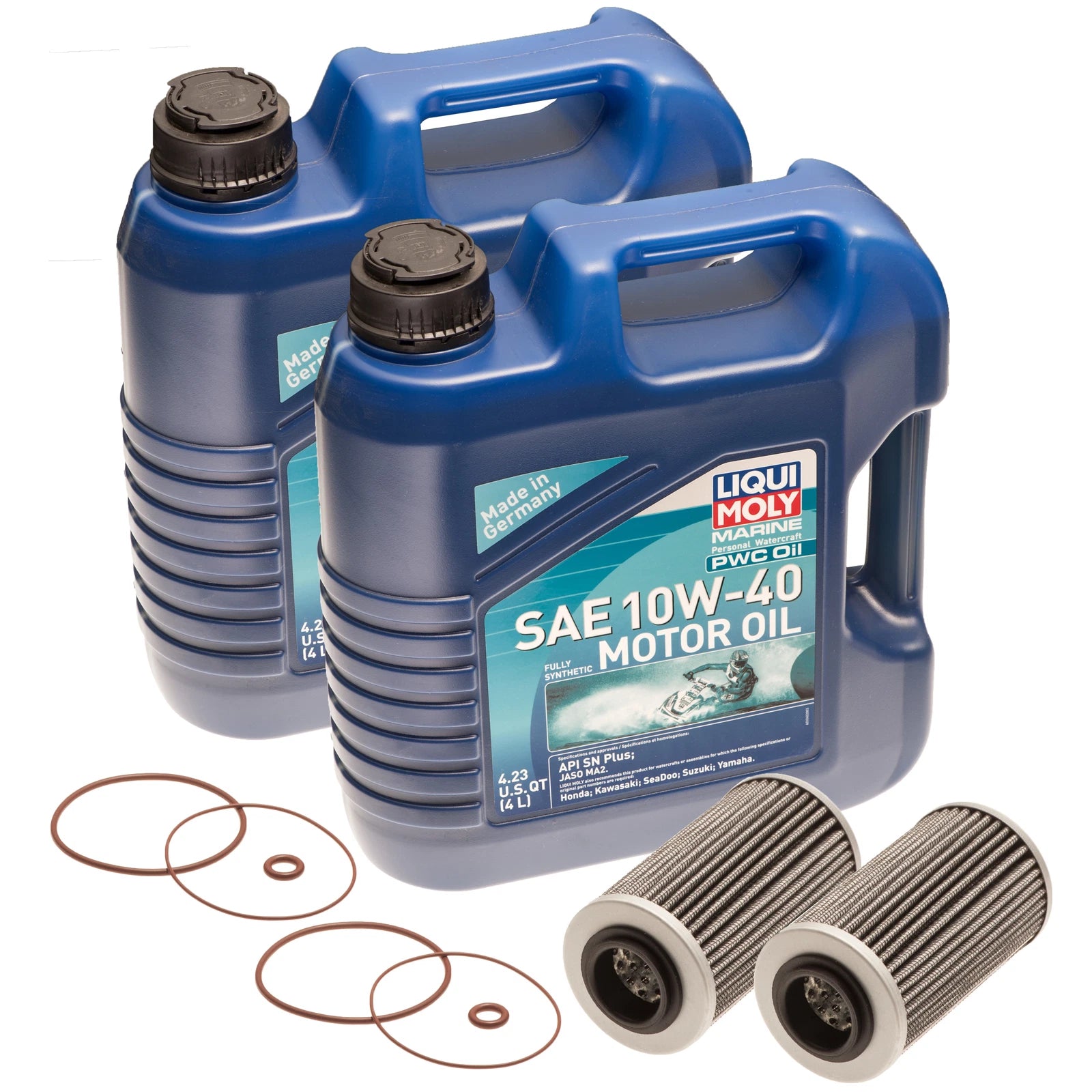 2 Pack Oil Change Kit with Filter for SeaDoo GTI GTR GTX RXP RXT (2016–2023)