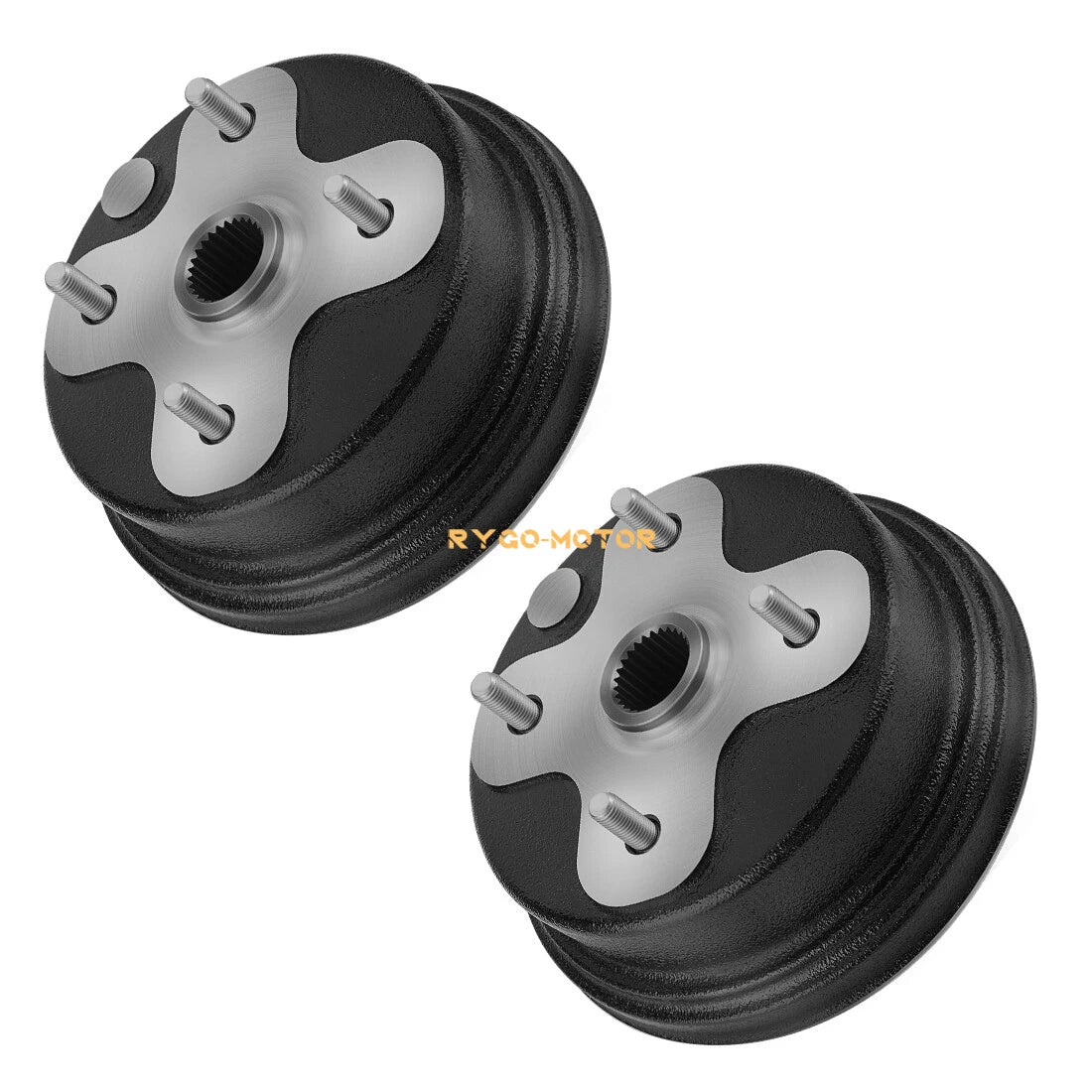2X Brake Drum Hub for Yamaha Timberwolf 250 (1992–1998) YFB250FW YFB250