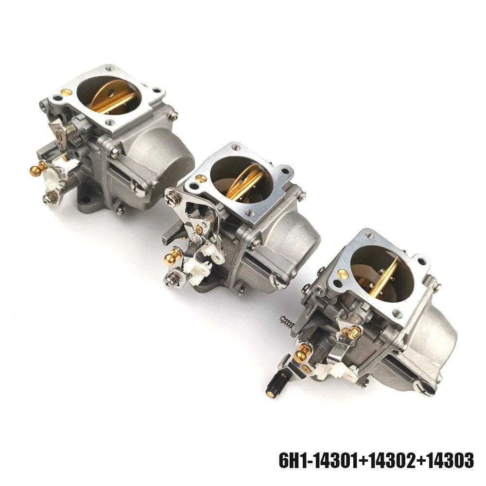 Carburetor for Yamaha 2-Stroke 85HP (6H1-14301, 6H1-14302, 6H1-14303)