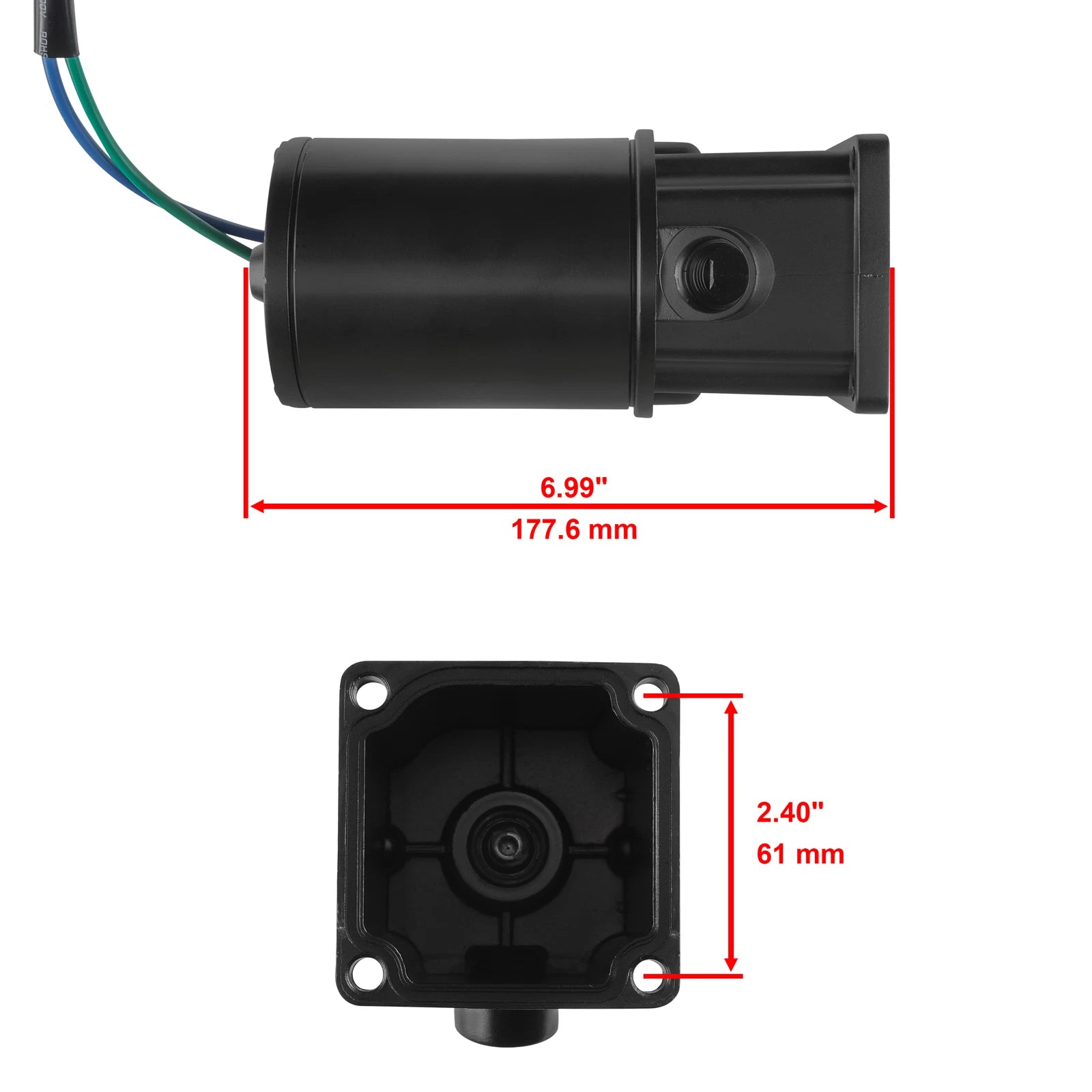 Tilt Trim Motor for Mercury 50-125 Hp (1992–2006) 2-Wire 809885A1 / ARCO 6276