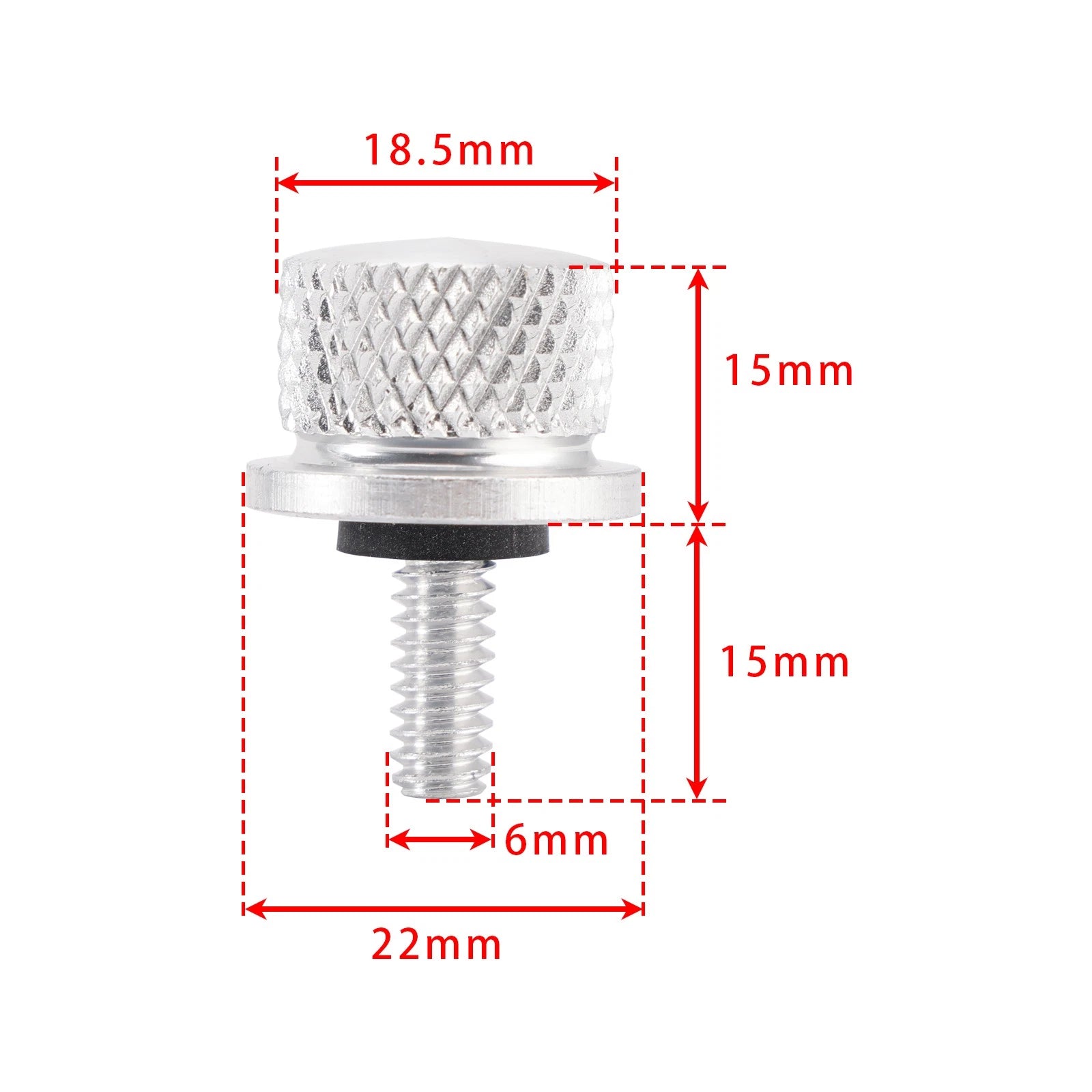 Rear Fender Seat Bolt Screw for Harley Sportster XL883 XL1200 (1997–2022)