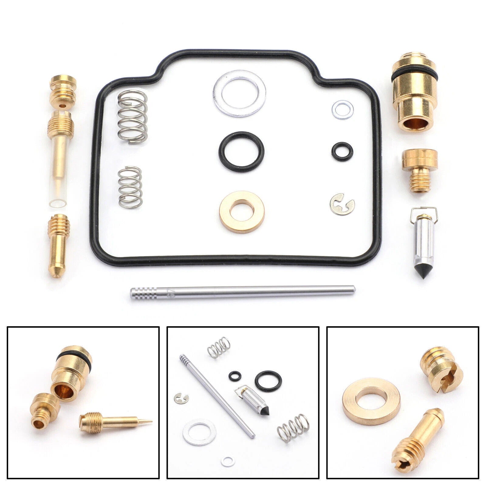 Carburetor Rebuild Repair Kit for Suzuki LTF4WDX King Quad 300 (1991–1998)
