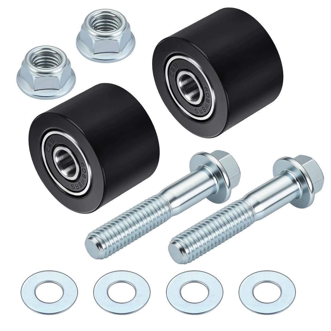 2X Upper Lower Chain Roller for Honda CR500R XR250L XR250R XR650R (1985–2007) 52158-KA3-831