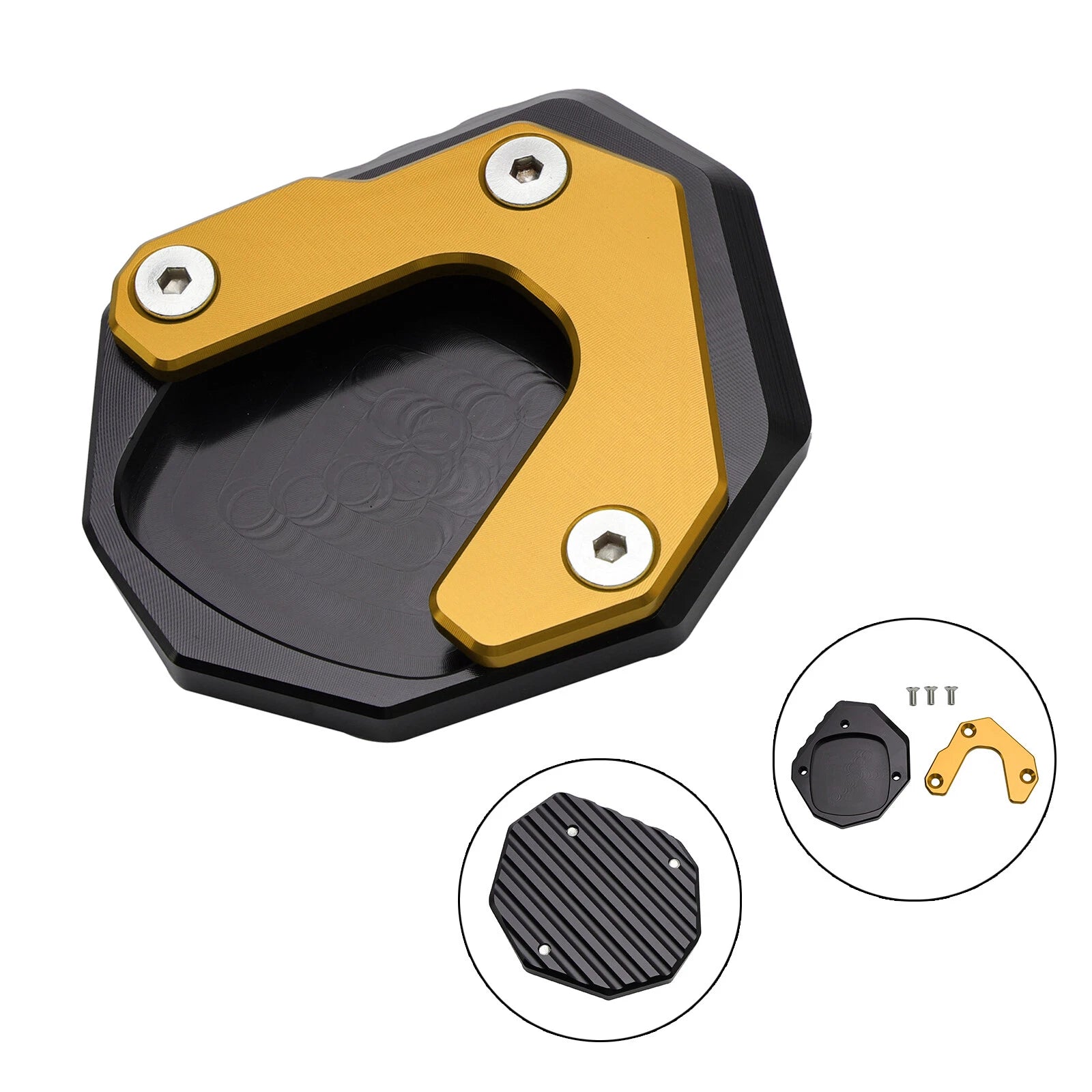 Kickstand Enlarger Plate Pad for Honda XL 750 Transalp CB750 Hornet (2023–2024)