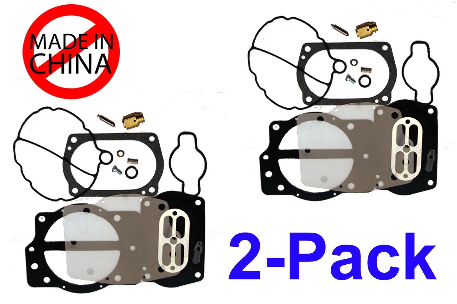 2-Pack Carburetor Rebuild Kit for Kawasaki Ultra 150 (1999–2005)