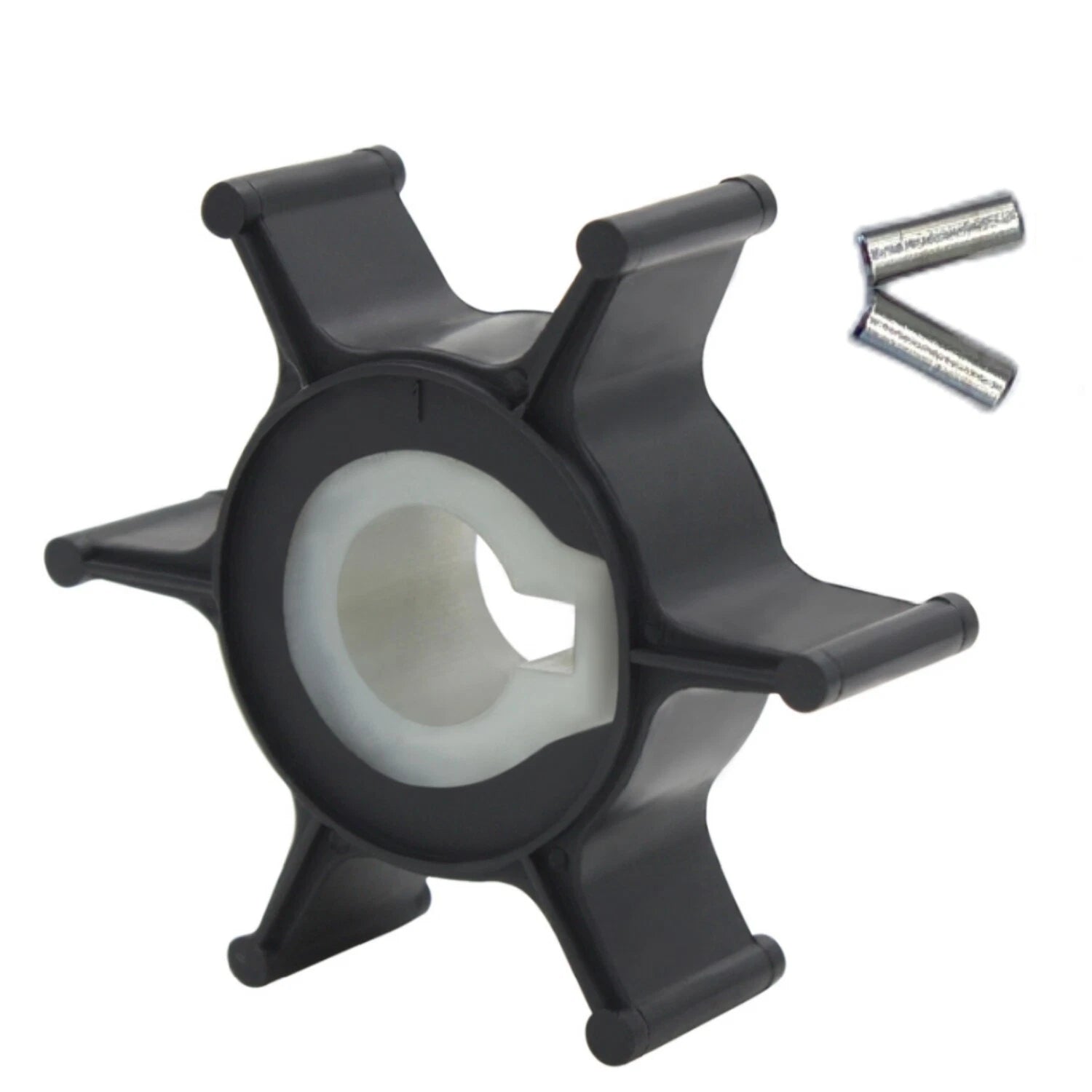 Water Pump Impeller w/ Key for Yamaha Outboard Motor (18-3072)