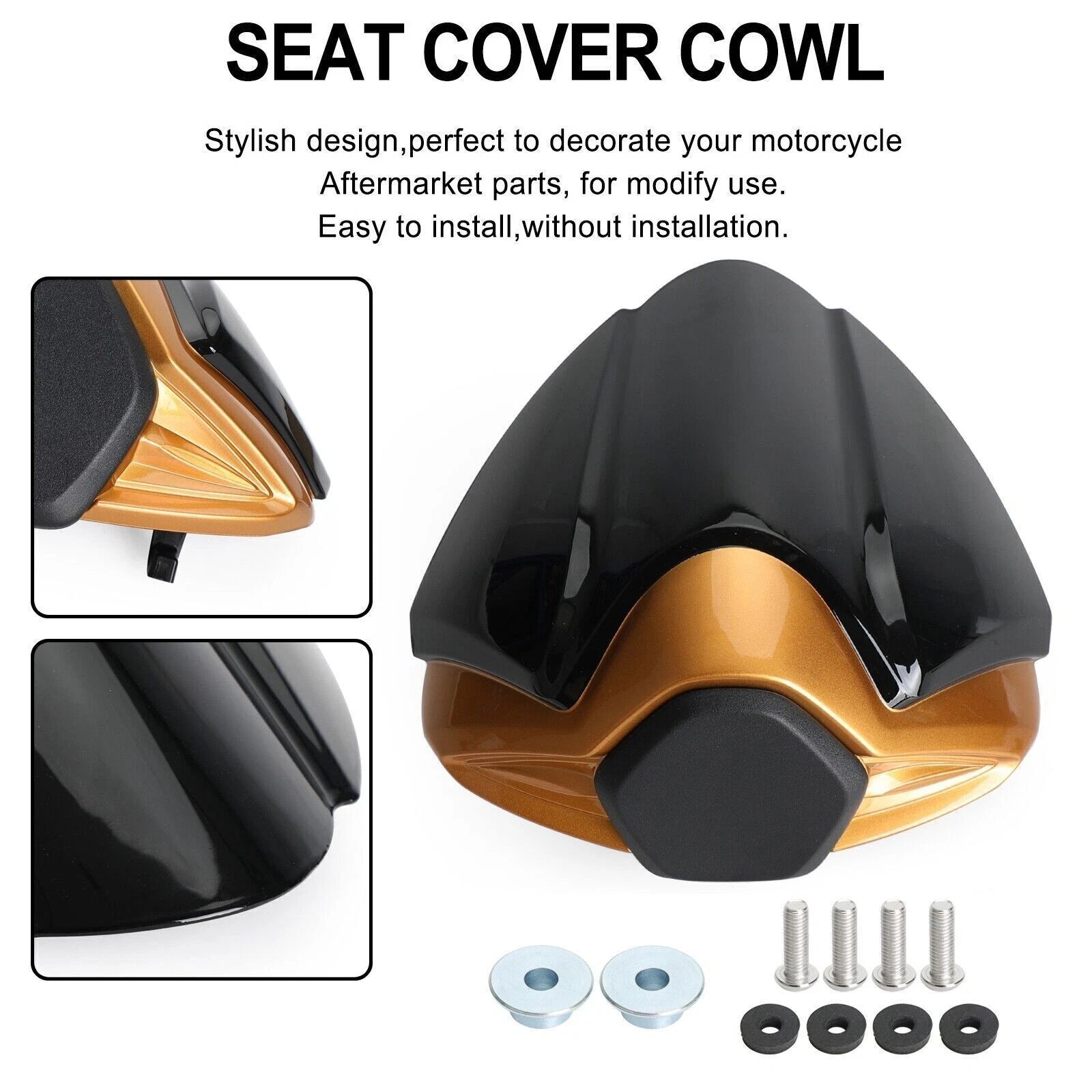 Rear Seat Fairing Cover for Suzuki GSX-R1300 Hayabusa (2021–2024) Gold