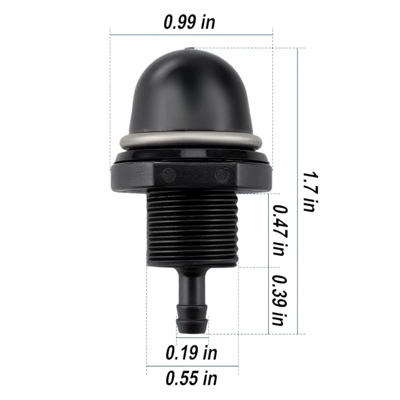 Fuel Pump Priming for Mercury 8.8 9.9-10-15-20HP Carb 2005–2008 (895124)