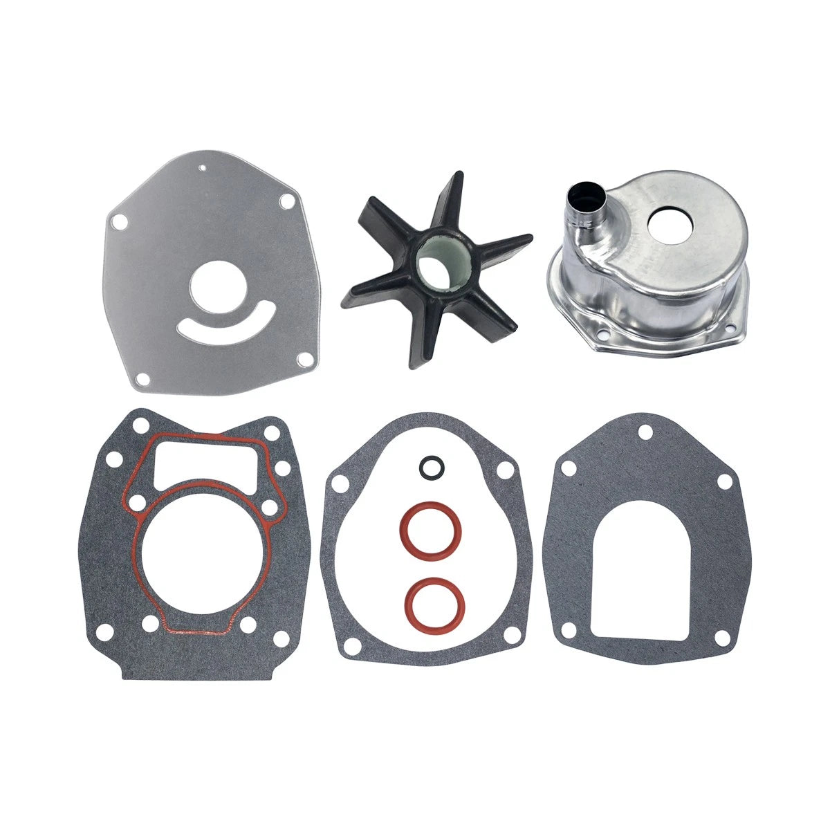 Water Pump Kit & Housing for Mercury Force 75 90 120HP (18-3214, 47-43026Q06, 8M0100526)