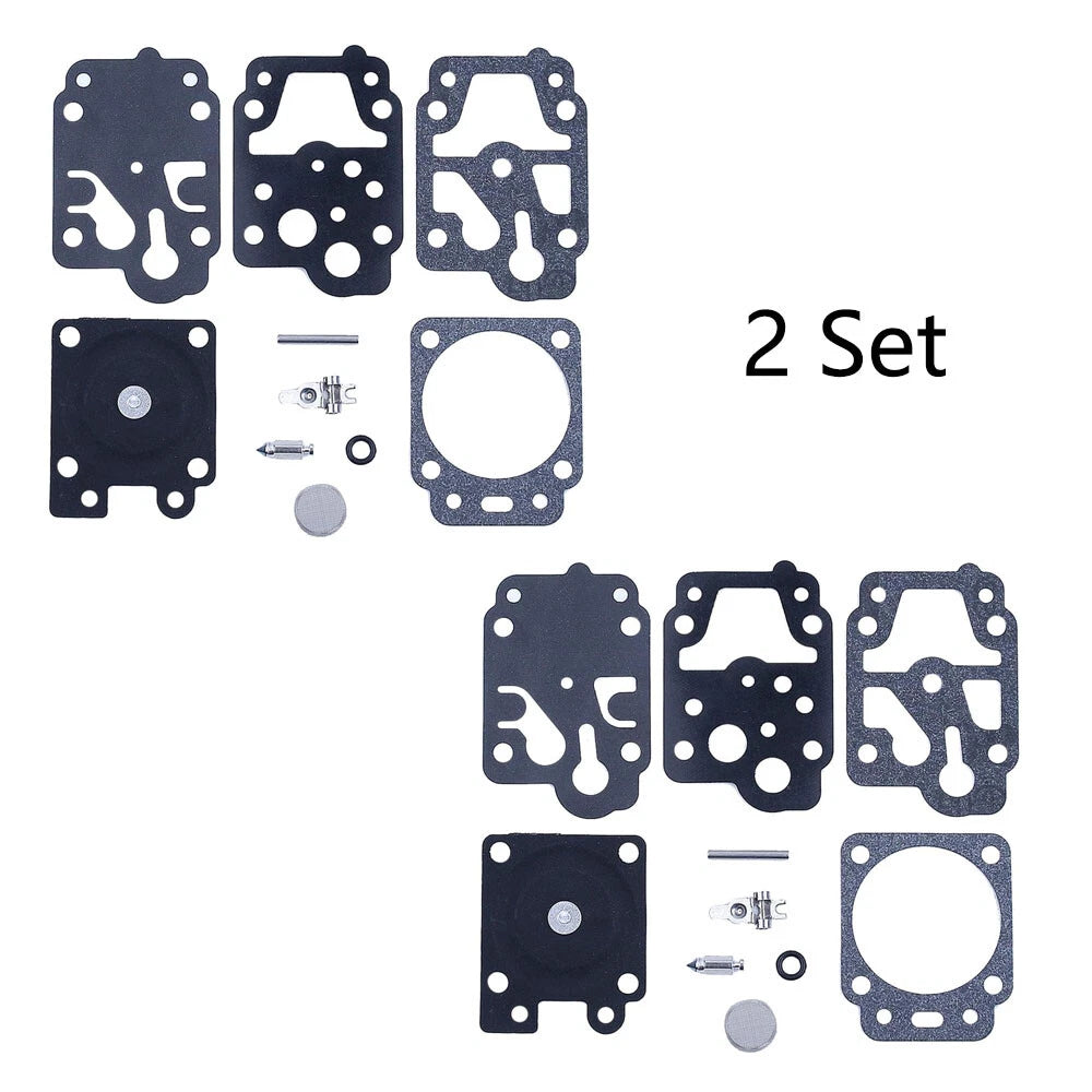 2X Carburetor Repair Kit for Walbro K10-WYC Chainsaw Blower Trimmer (WYC-7-1)