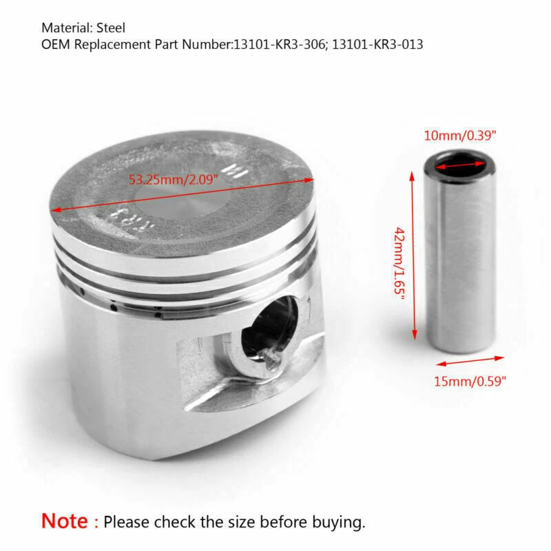 Piston Ring Kit +0.25mm for Honda Rebel CA250 CMX250X CMX250C (T9)