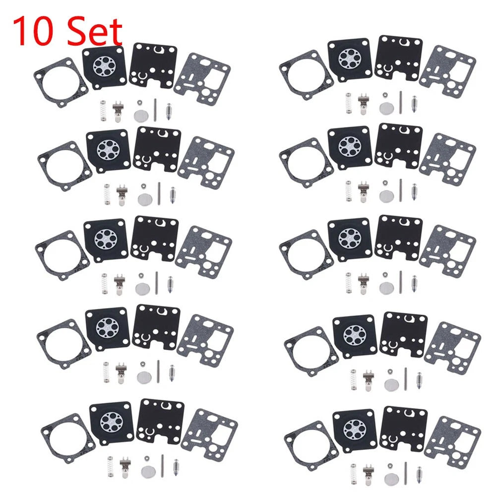10x Carburetor Gasket Kit for Echo SRM-225 PB-251 (Zama RB-123 RB-188)