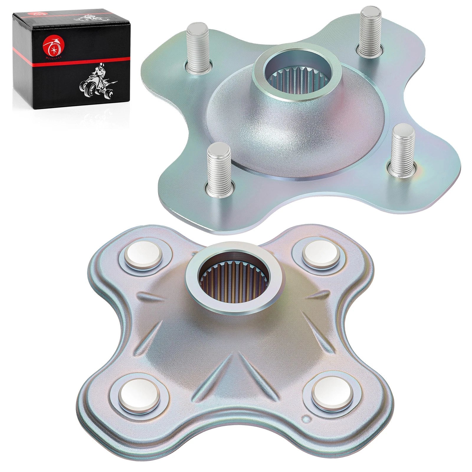 Set of 2 Rear Wheel Hubs for Yamaha Big Bear 400 YFM400 (2000–2006)