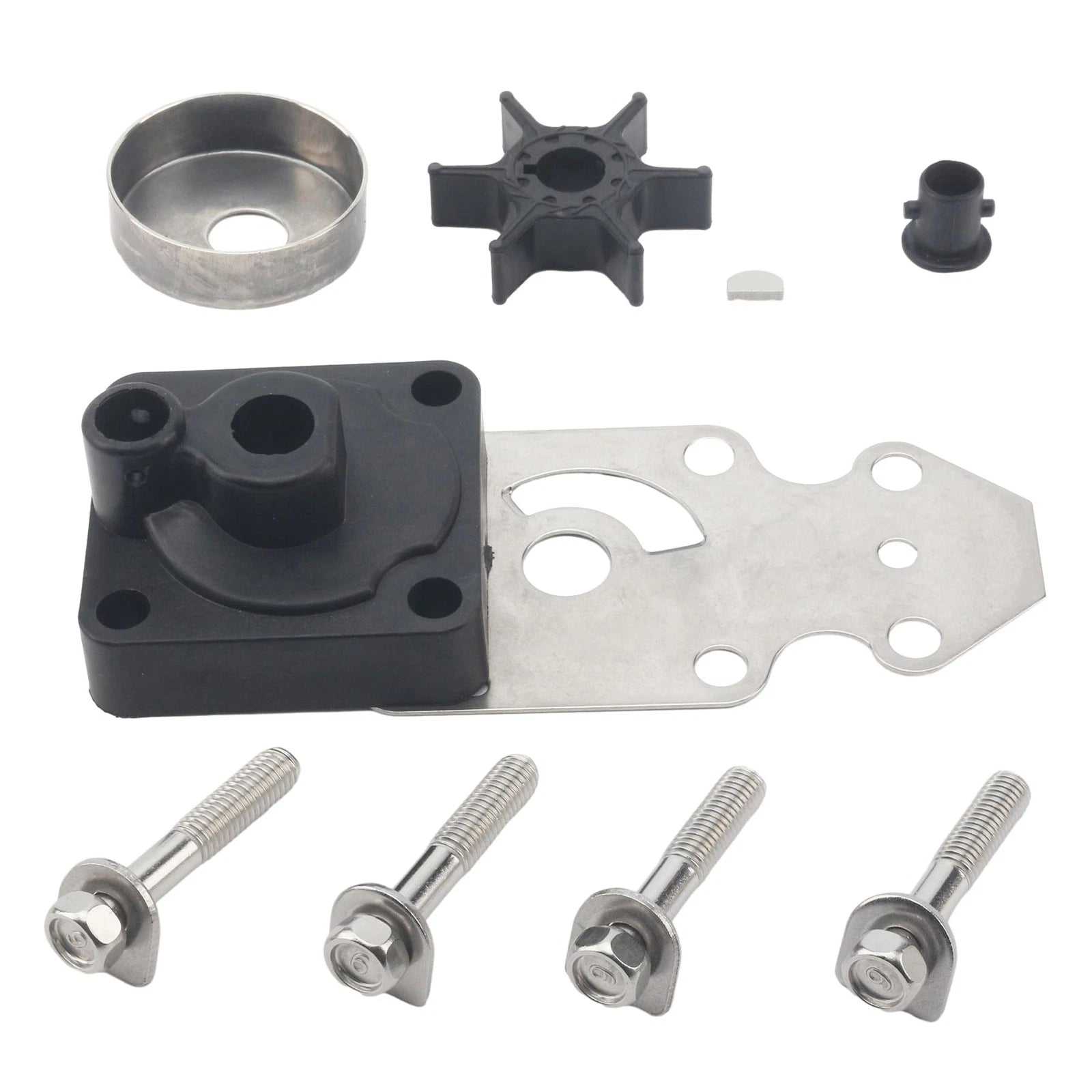 Water Pump Repair Kit for Yamaha 9.9 15 HP (2/4 Stroke, 63V-W0078-03)