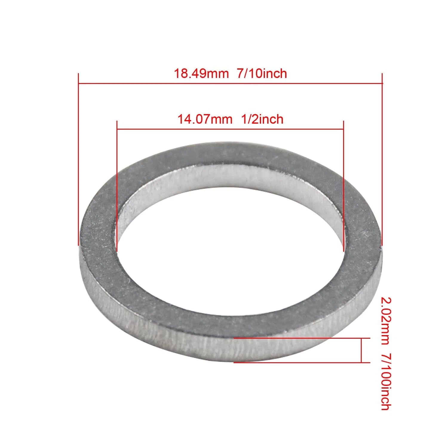 Set of 4 Oil Drain Screw Gaskets for Yamaha Outboard (4-Stroke) 90430-14M09-00 90430-14228