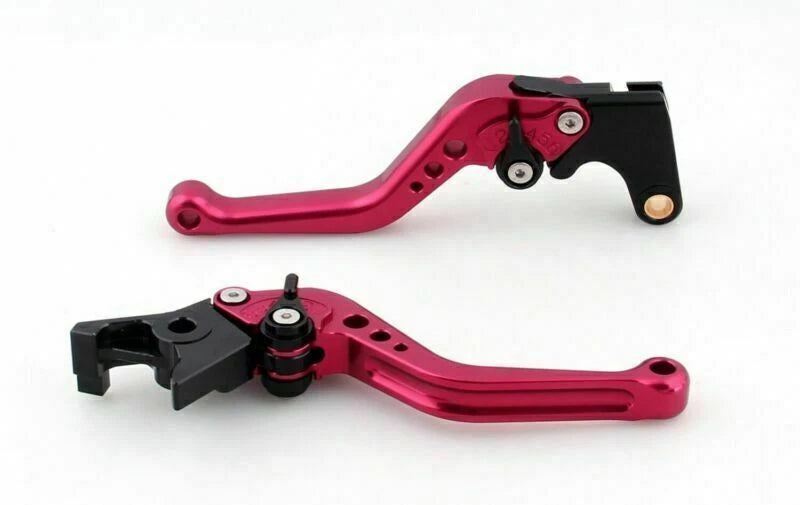 Short Brake Clutch Levers for Suzuki Hayabusa GSXR1300 (2008–2014) Red T9