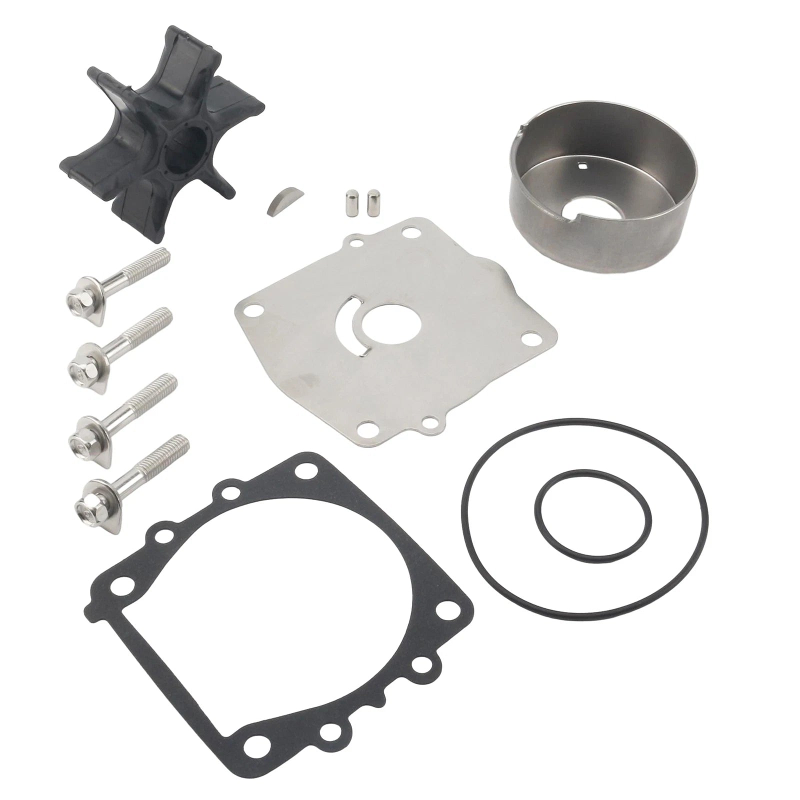 Water Pump Impeller Repair Kit for Yamaha Outboard (6N6-W0078-00)