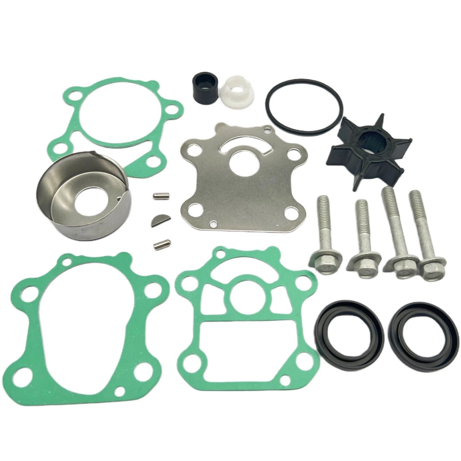 Water Pump Impeller Kit for Yamaha F70A (4-Str 70 HP) 6CJ-W0078-00