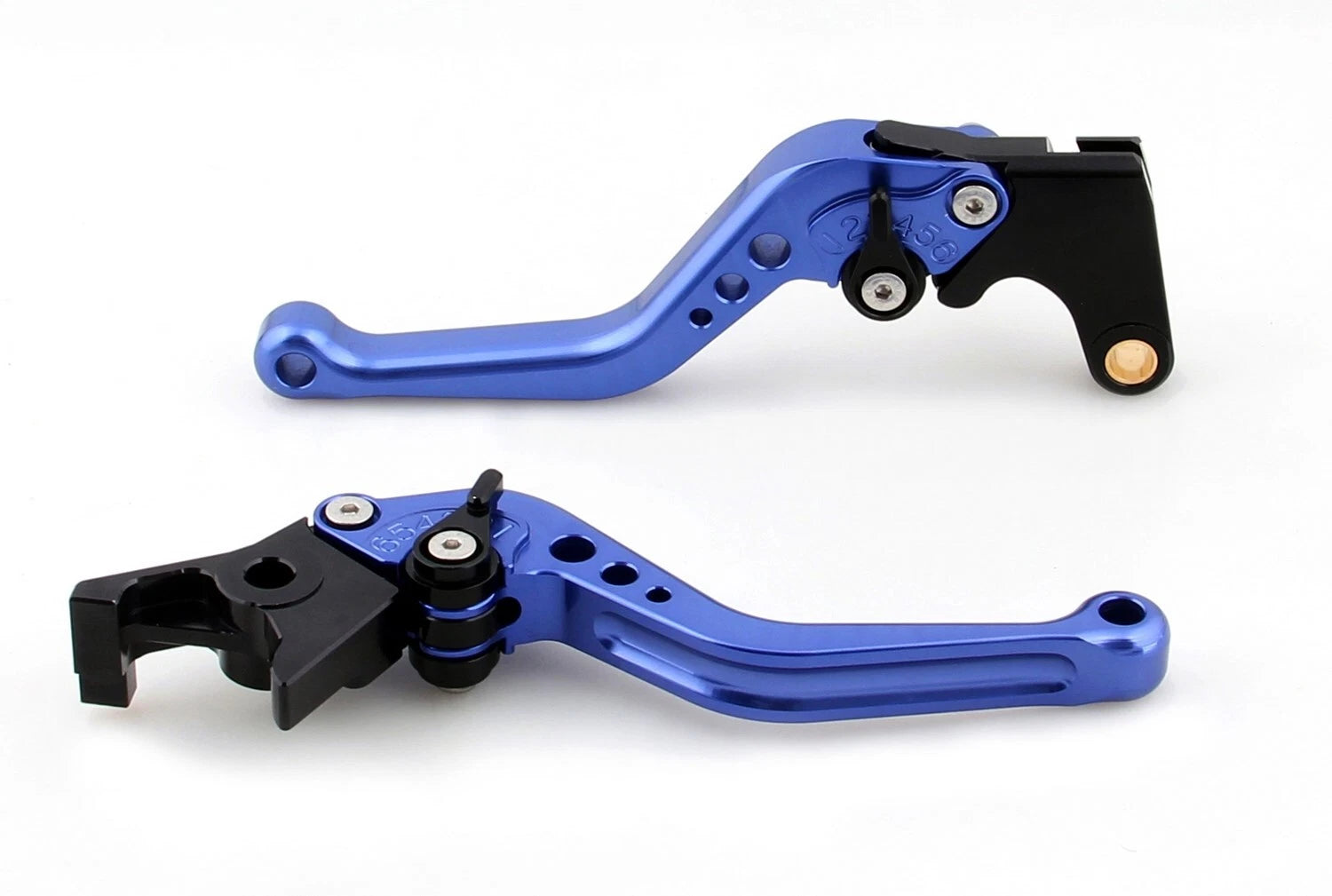 Short Brake Clutch Levers for Aprilia RSV4 Factory/R/RR Tuono (2010–2023) Blue