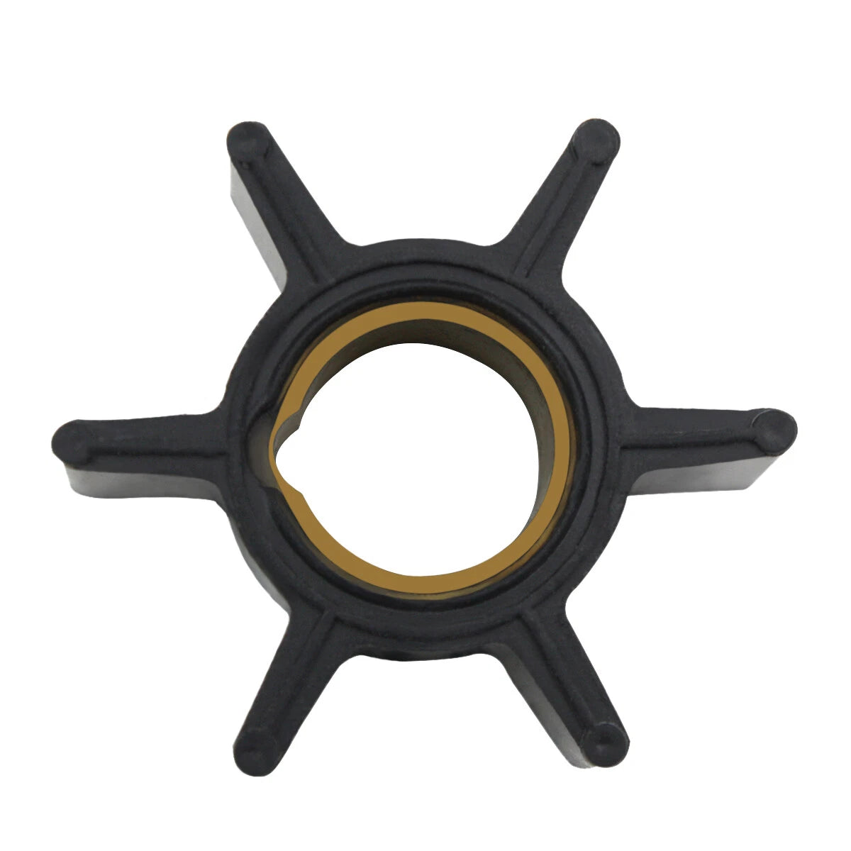 Water Pump Impeller w/Key for Mercury 3.5 3.6 4 HP (47-89980, 47-68988, 18-3054)