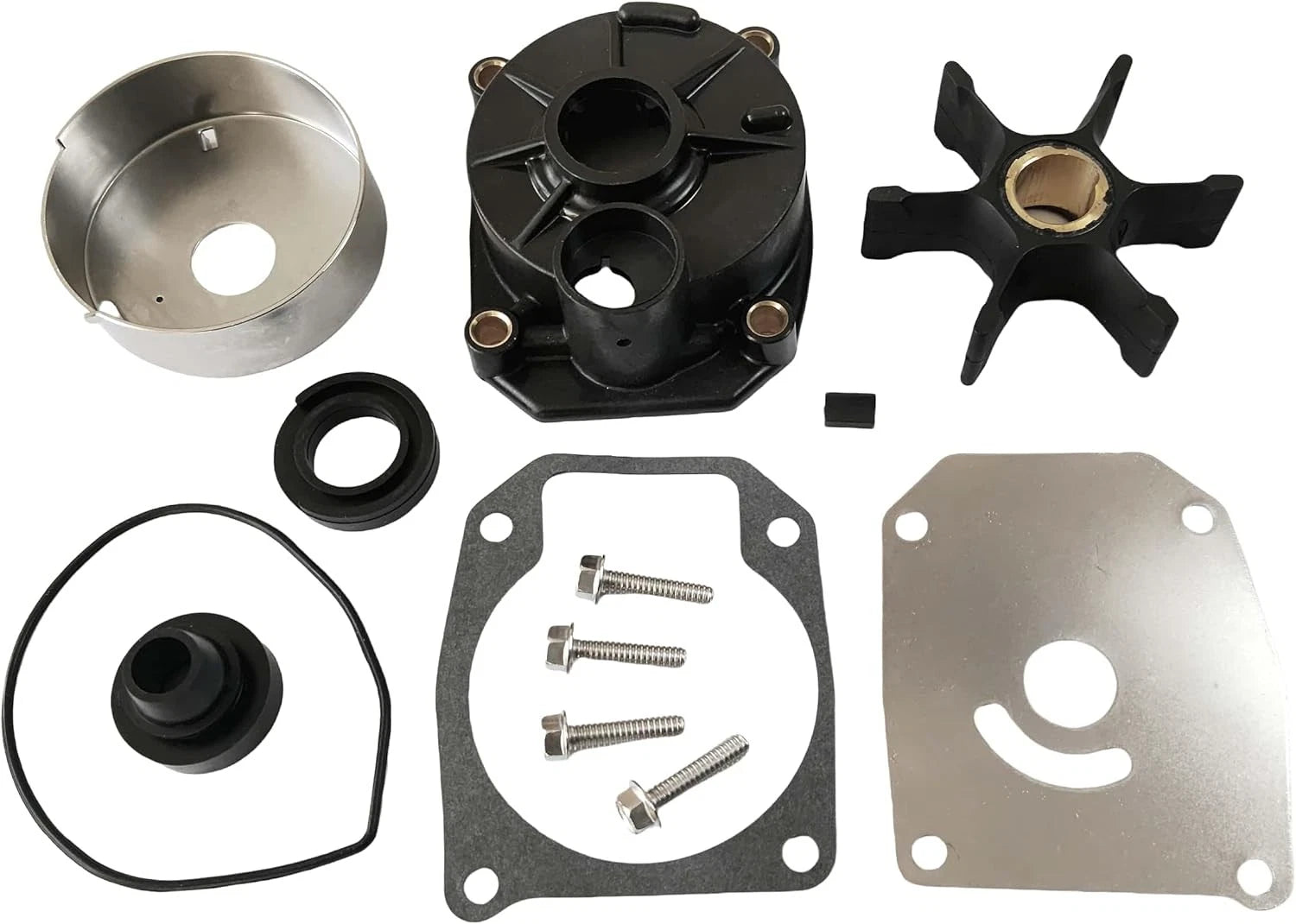 Water Pump Impeller Kit with Housing for Johnson Evinrude Outboard (5006511)